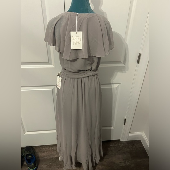 Jess Ruffle Midi Dress NWT - Picture 7 of 10